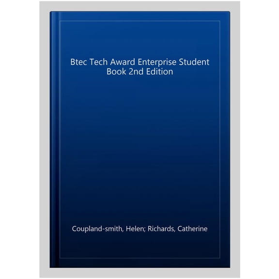Btec Tech Award Enterprise Student Book 2nd Edition