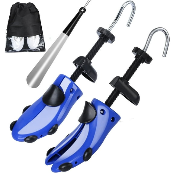 BTideas Shoe Stretcher Women Men, 4-way Shoe Trees, Shoe Expander Adjustable Length & Width, Plastic