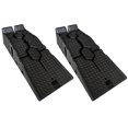 thumbnail image 1 of Btidfty 2 Pieces Plastic Car Ramps 3 Ton Capacity Heavy Duty Garage Ramps Portable Vehicle Maintenance Tire Ramps for Lifting Vehicles Car Service & Repair, 1 of 9