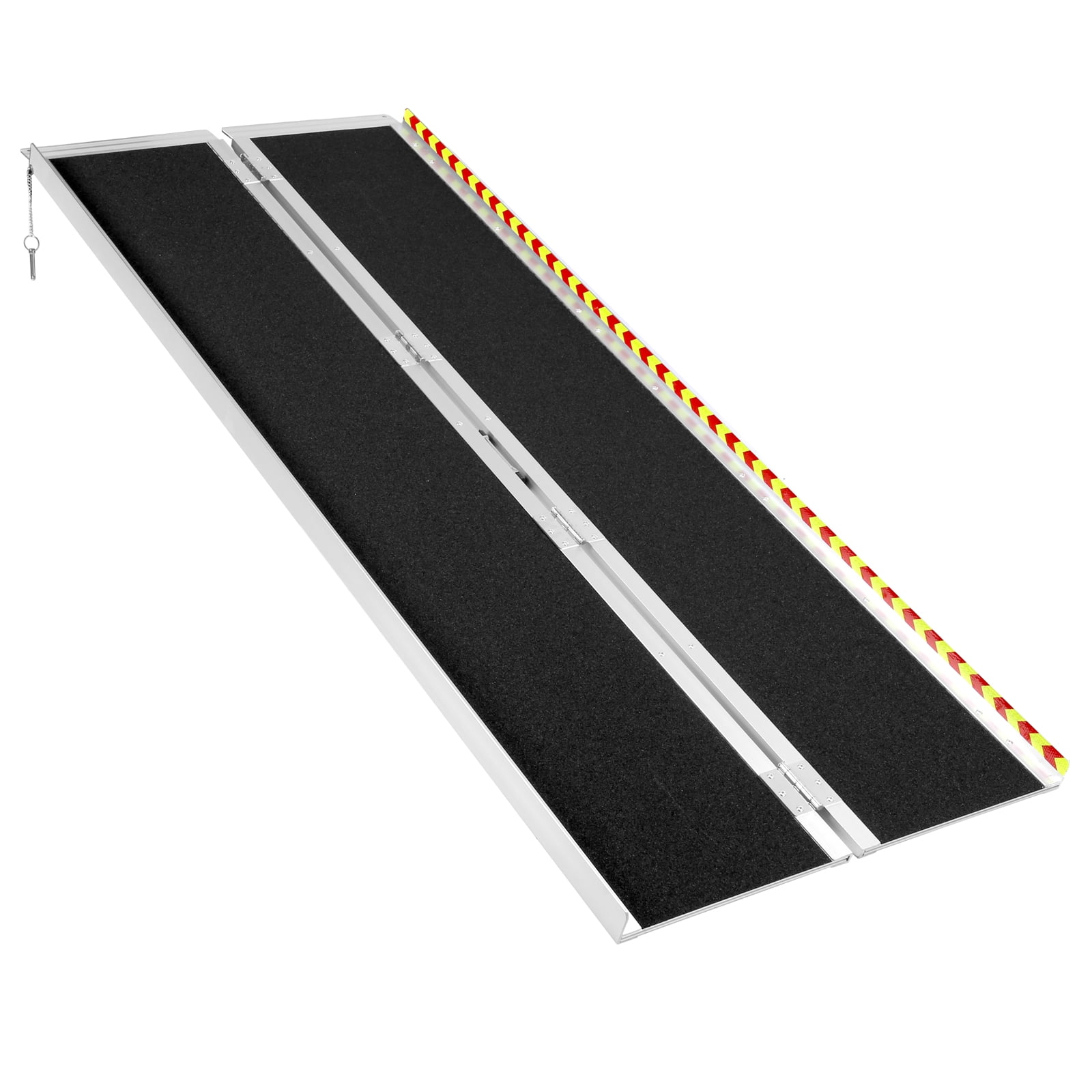 Btidfty 6 Feet Portable Wheelchair Ramp with Handle Folding Aluminum ...