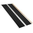 Btidfty 6 Feet Portable Wheelchair Ramp with Handle Folding Aluminum ...