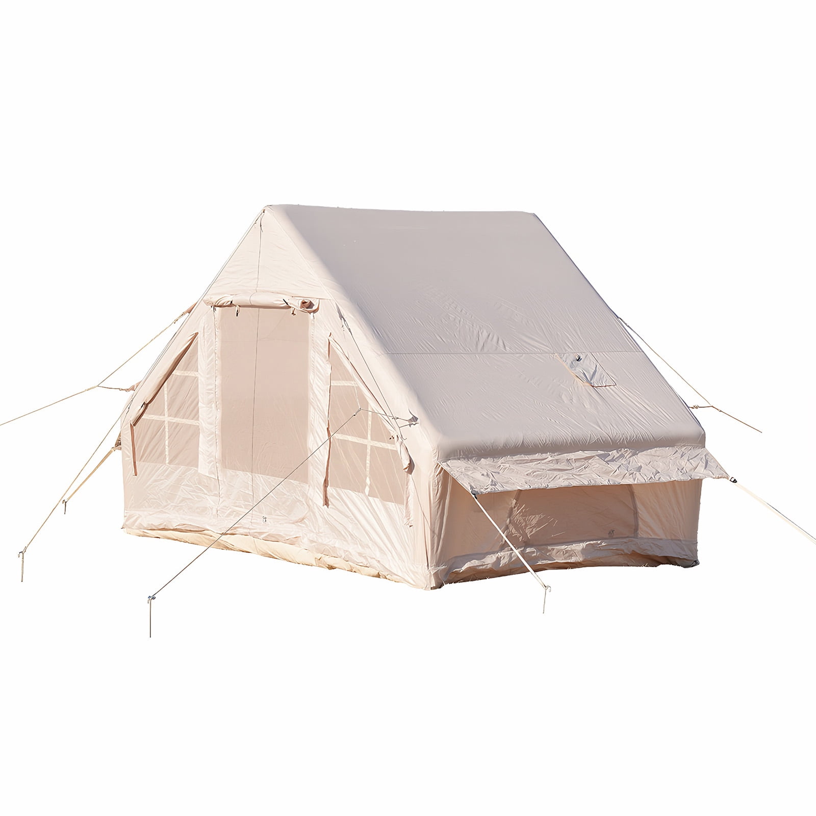 Btidfty Air Glamping Tents with Pump Glamping Camping Tents House Waterproof Oxford for 4 Seasons