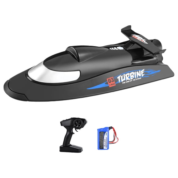 Btidfty Flytec V009 Rc Boat Waterproof 2.4GHz 30km/h Ship with Battery (Black)
