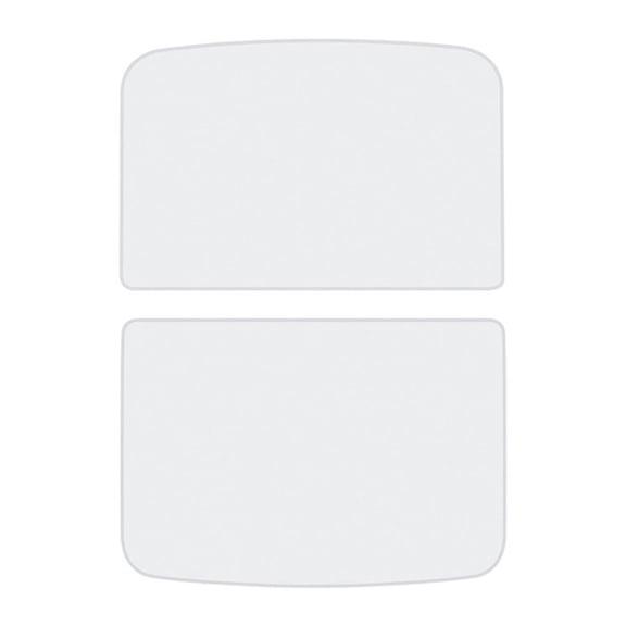 Btidfty Front Rear Skylight Roof Sunshade for Tesla Model 3 2024 Accessories (Silver)