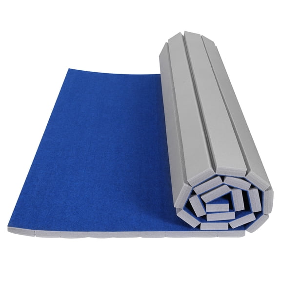 Btidfty Indoor Gymnastics Track Exercise Mat 118.11x70.87x1.57in Roll-up Carpet Training Floor with Grippy Surface for Home Yoga Fitness Pilates Martial Art