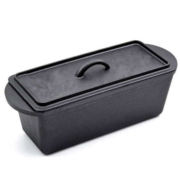 Btidfty Iron Pan None Coating Bread Rectangular Loaf Pan for Home Bread Baking