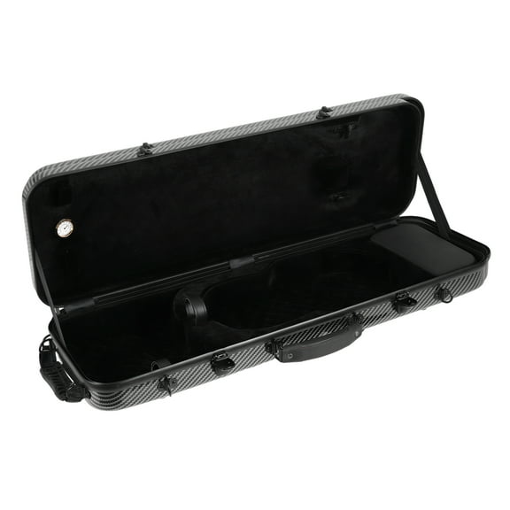 Btidfty Professional Hard-shell Violin Case for 4/4 Full Size with Handle Professional Oblong Shape Violin Hard Case Shoulder Straps for Outdoor Use