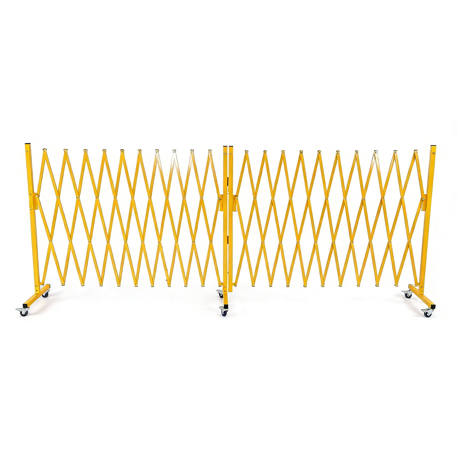 Expandable Railing Btidfty Retractable Outdoor Fence Expandable Barricade with Casters ...