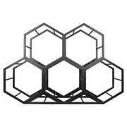 Btidfty Rims Tires Rack Small Hexagon Display Rack Stackable Vehicle Spare Tire Organizer Wear Resist for Car Tuning Shop/garage Organizer
