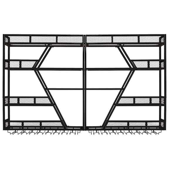 Btidfty Wall Mounted Wine Rack 3/4 Tier Metal Bar Shelves Hanging Wine Bottles Display Shelf with Glass Holder for Home Kitchen Dining Room Decor