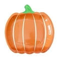thumbnail image 1 of Btomtd 10 Count Halloween Paper Plates 7" with Pumpkin for Themed Parties, Disposable Plates and Saucers for Hot Tableware, Thanksgiving Party Paper Playes, Yellow-Plates, 1 of 7