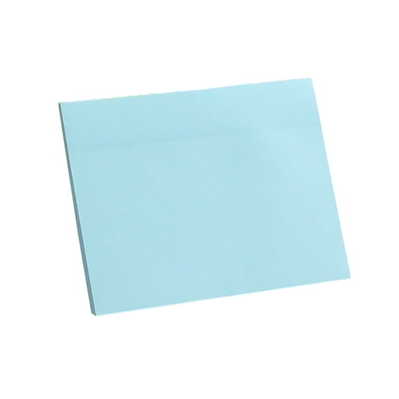 Btomtd 100 Sheets Sticky Notes, 3" x 4" Sticky Note, Self-Adhesive Memo Pads for Home Office Workspace ,Blue
