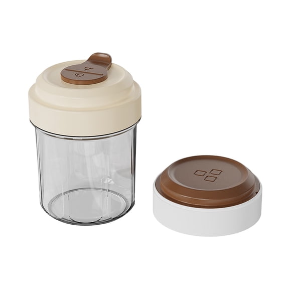 Btomtd 13.5oz Plastic Cup Coffee Cup with Built in Ice Tray, Summer Portable Iced Coffee Tumbler, Reusable Cold Brew Water Cup with Integrated Cooler, Coffee