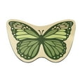 thumbnail image 1 of Btomtd 15.74' x 23.62' Butterfly Bath Rug Diatom Floor Mat Kitchen Cover Secure Grip Bathroom Living Room Carpet Decor, Green, 1 of 6