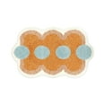thumbnail image 1 of Btomtd 15.74' x 23.62' Thickened Bath Rug Floor Mat Small Space Cover for Bedroom Bathroom Non Slide Bathroom Household Carpet, Orange, 1 of 7