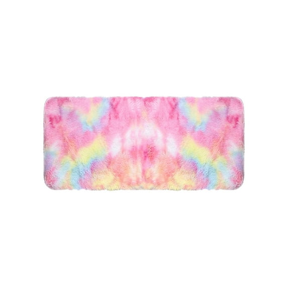 Btomtd 15.74' x 31.49' Solid Color Entryway Mat Bath Floor Mat Absorbent Doormat for Tub Shower Area Machine Washable Carpet, Multicolor