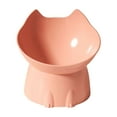 thumbnail image 1 of Btomtd 15 Degree Tilted Pet Bowls, Non-Slip and Anti-Knockover Dog Bowls, Inclined Cat Bowls for Easier Access to Food, Practical Pet Feeding Bowl, Pink, 1 of 9