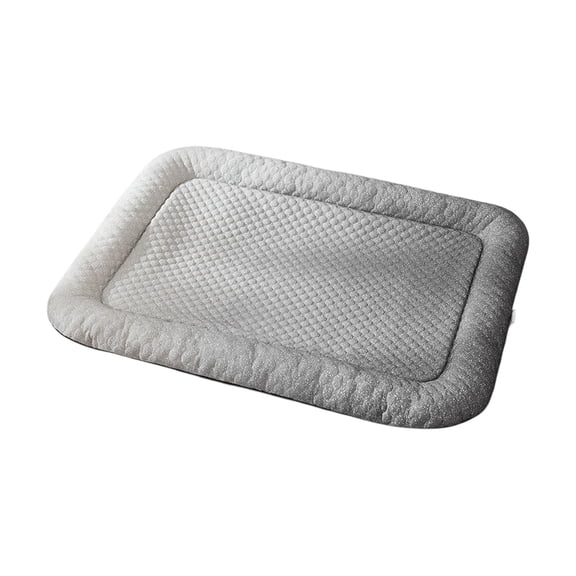 Btomtd 16"x12" Summer Pet Fossa with Cooling Ice Pad, Ice Mat Dog Bed and Cat Bed, Soft Pet Mat for Heat Relief, Cozy Sleeping Mat for Small Pets in Summer, Gray