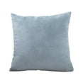 thumbnail image 1 of Btomtd 17.7x17.7 in Solid Color Textured Throw Pillow Case Bohemian Style Short Plush Pillow Cover Decorative Pillowcase for Sofa Bedroom Home Decor, Light Blue, 1 of 6