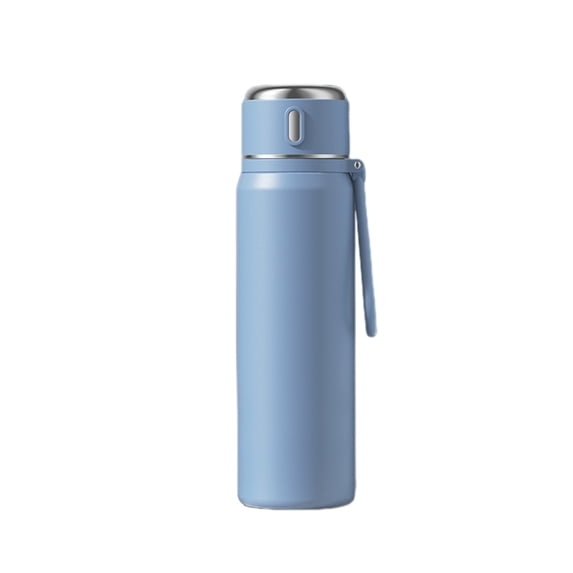 Btomtd 18.6oz 316 Stainless Steel Water Cup, Food Grade Student Tumbler, Personal Use Water Bottle with a Sleek Look, Metal Drinking Cup and Mug, Blue