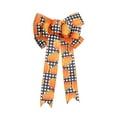 thumbnail image 1 of Btomtd 18.89"x9.44" Thanksgiving Bow with Maple Leaf and Pumpkin Decorations for Fall Holiday Party Festival Displays Ornaments and Themed Bows for Autumn Decor, C, 1 of 4