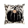 thumbnail image 1 of Btomtd 18" x 18" Pumpkin Throw Pillow Cover for Thanksgiving, Seasonal Decorative Cushion Case for Couch Sofa and Bed, Indoor Outdoor Fall Pillow Covers for Home, B, 1 of 6