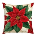 thumbnail image 1 of Btomtd 18" x 18" Red Combination Christmas Pillow for Holiday Decoration, Soft Throw Pillow Covers for Home Sofa and Bedhead, Festive Decorative Pillow Cases, A, 1 of 6