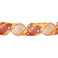 thumbnail image 1 of Btomtd 196.85"x2.55" Faux Linen Woven Ribbon with Pumpkin and Maple Leaf for Halloween Thanksgiving Ornaments Holiday Party Decoration Ribbon for Crafting, A, 1 of 6