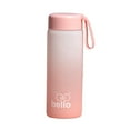 thumbnail image 1 of Btomtd 22oz Leak Proof Sports Water Bottle, Portable Motivational Tumbler and Cup for Womens Fitness and Outdoor Activities, Gym Water Bottle and Mug, Pink, 1 of 6