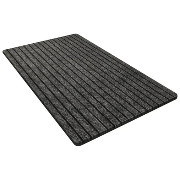 Btomtd 24"x16" Household Entrance Doormat, Absorbent Carpet for Living Room, Custom Cut Floor Mat for Kitchen and Door, Non-Slip Area Rug for Household, Gray