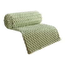 Btomtd 30"x40" Golden Turtle Velvet Blanket Thickened Nap Blanket for Bed Multifunctional Sofa Cover Throw Blanket, Green