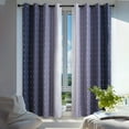 thumbnail image 1 of Btomtd 2pcs Blackout Curtains with Gradient Look, Heat Insulating Sunscreen Curtains for Bedroom, Blackout Curtain Panel Pairs for Living Room and Balcony - 51.96"x94.88", Light Blue-L, 1 of 6