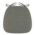 thumbnail image 1 of Btomtd 2pcs Home Breathable Linen Sponge Cushion and Chair Pad, Dining Chair Cushions for Kitchen, Soft Seat Cushion with Airflow Comfortable, Size 16"x14", Gray, 1 of 8