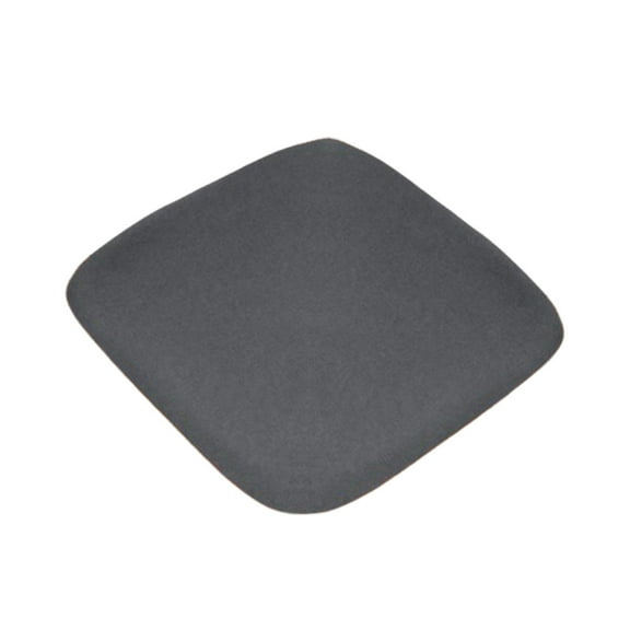 Btomtd 2pcs Solid Color Brushed High Elastic Chair Seat Cover Soft Comfortable Slip Resistance Seat Cushion Cover for Dining Chairs - 18.89x18.89 inch, Dark Gray-2pcs