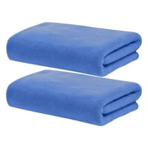 Btomtd 2pcs Superfine Fiber Hand Towels Absorbent Soft and Comfortable Shower Towels for Face and Body Quick Dry Towels for Home - 29.52'x13.77', Light Blue