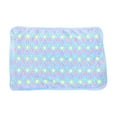 thumbnail image 1 of Btomtd 30"x20" Soft and Comfortable Pet Blanket with Cute Pentagram Pattern, Washable Fleece Dog Bed and Cat Bed, Cozy Blankets for Cats and Small Dogs, Blue, 1 of 6