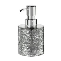 Btomtd 300ml Round Foam Soap Dispenser Refillable Pump Bottle for Hand Wash Dispenser Bottle Container for Bathroom Kitchen, Gray