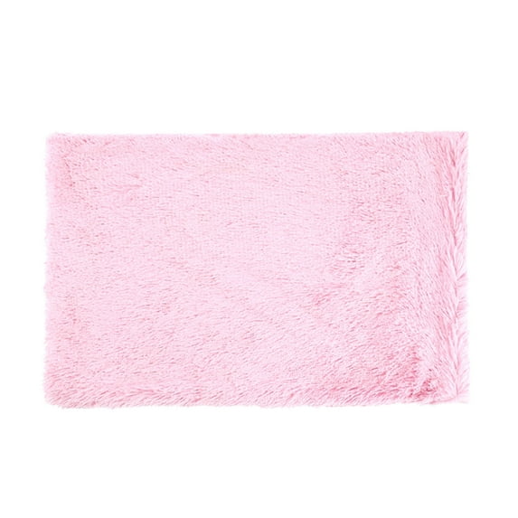 Btomtd 31"x22" Winter Warm Cover for Dog Mat and Carpet, Cozy Pet Dog Bed and Cat Bed for Four Seasons Use, Soft and Comfortable Pet Blanket for Small and Medium Pets, Pink
