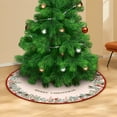 thumbnail image 1 of Btomtd 35" Velvet Christmas Tree Skirt for Holiday Decoration Soft and Luxurious Tree Skirt Cover for Xmas Setup Christmas Tree Apron for Home Decor, K, 1 of 6