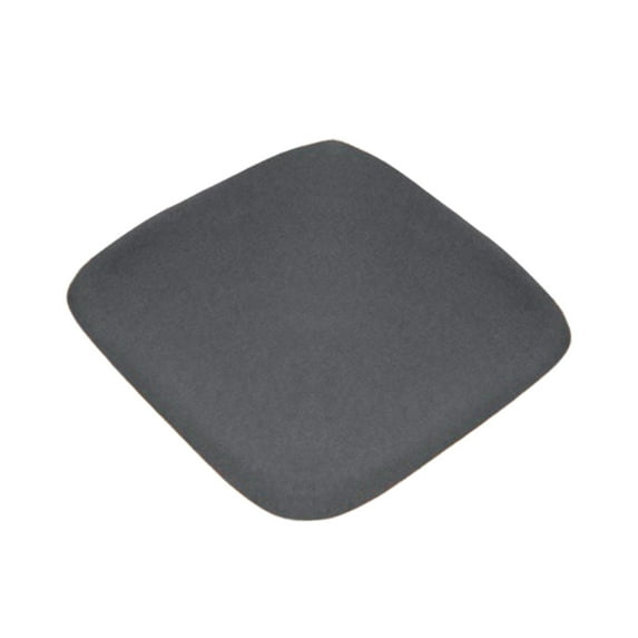 Btomtd 4pcs Solid Color Brushed High Elastic Chair Seat Cover Soft Comfortable Slip Resistance Seat Cushion Cover for Dining Chairs - 18.89x18.89 inch, Dark Gray-4pcs