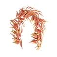 thumbnail image 1 of Btomtd 5.9ft Simulation Rattan Fall Garland with Maple Leaf for Halloween Festival, Thanksgiving Greenery Garland for Autumn Party, Decorative Fake Plants Wreath for Home, E, 1 of 6