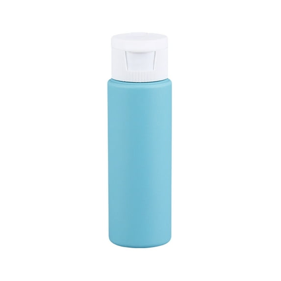 Btomtd 50ml Travel Dispenser Bottle Leak Proof Refillable Container with Flip Cap for Lotion Shampoo Portable Soap Dispenser, Blue