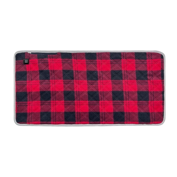 Btomtd 5V Heated Seat Cushion for Office and Outdoor Use, Portable Heating Blanket and Chair Pads, Warm Chair Cushions for Travel and Home, Size 35"x18", Red