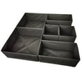 thumbnail image 1 of Btomtd 6pcs Foldable Drawer Wardrobe Storage Box, Drawer Style Organizer Storage Bins for Closet, Collapsible Storage Containers for Clothes and Quilts, Size 26L, Dark Gray, 1 of 5