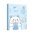 thumbnail image 1 of Btomtd A4 File Folder Document Book Test Paper Storage Transparent Insert File Organizer Folder for Student, Blue, 1 of 6