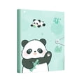 thumbnail image 1 of Btomtd A4 File Folder Document Book Test Paper Storage Transparent Insert File Organizer Folder for Student, Green, 1 of 6