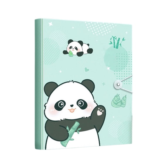 Btomtd A4 File Folder Document Book Test Paper Storage Transparent Insert File Organizer Folder for Student, Green