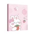 thumbnail image 1 of Btomtd A4 File Folder Document Book Test Paper Storage Transparent Insert File Organizer Folder for Student, Pink, 1 of 6