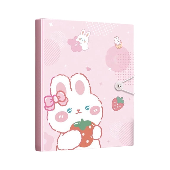 Btomtd A4 File Folder Document Book Test Paper Storage Transparent Insert File Organizer Folder for Student, Pink