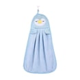 thumbnail image 1 of Btomtd Absorbent Hand Towels with Hanging Loop, Fast Drying Kitchen Washcloths, Soft Reusable Wipe Towels for Bathroom, Size 14.6" x 9.8", Blue, 1 of 6